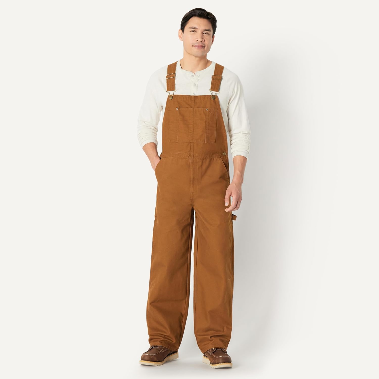 Amazon Basics mens Relaxed Fit Workwear Bib Overall - Image 5