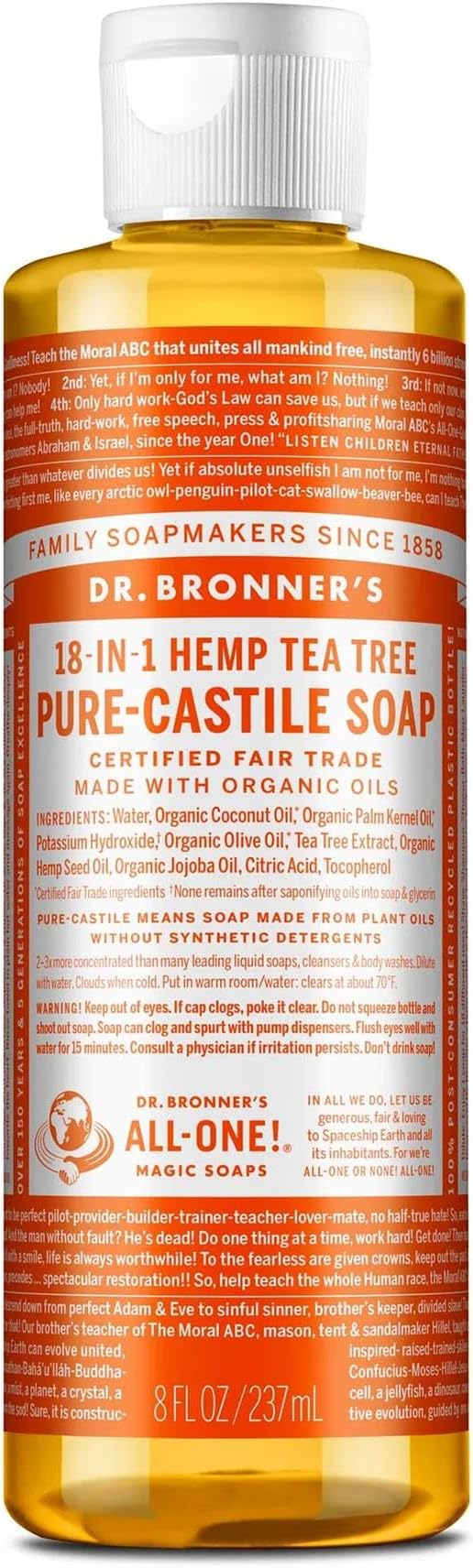 Castile LIQ SP,OG3,T/Tree 8 OZ 1-EA