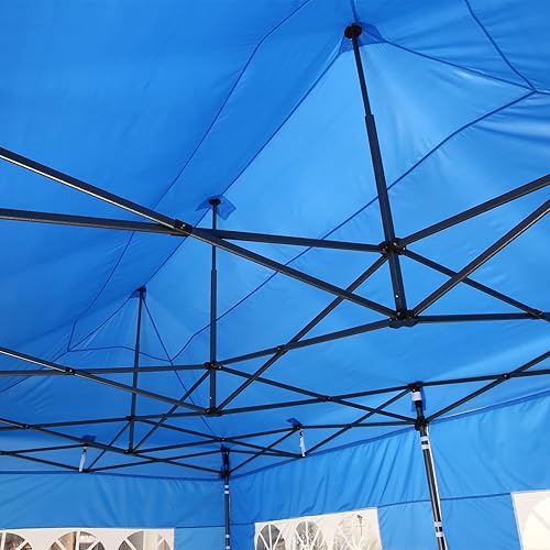 Miniatura 8 de COBIZI Toldo desplegable de 10 x 20 pies con 6 paredes laterales, toldo resistente UPF 50+ para todas las estaciones, resistente al viento,