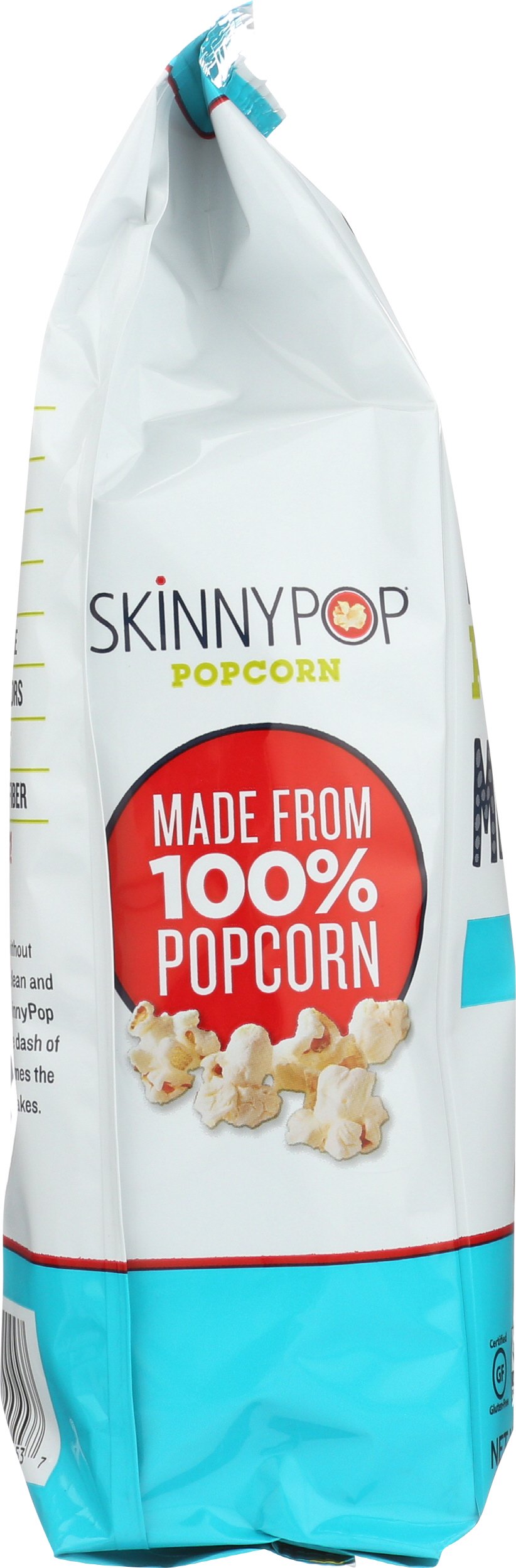 SkinnyPop Sea Salt Mini Popcorn Cakes, 5oz Grocery Sized Bag, Skinny