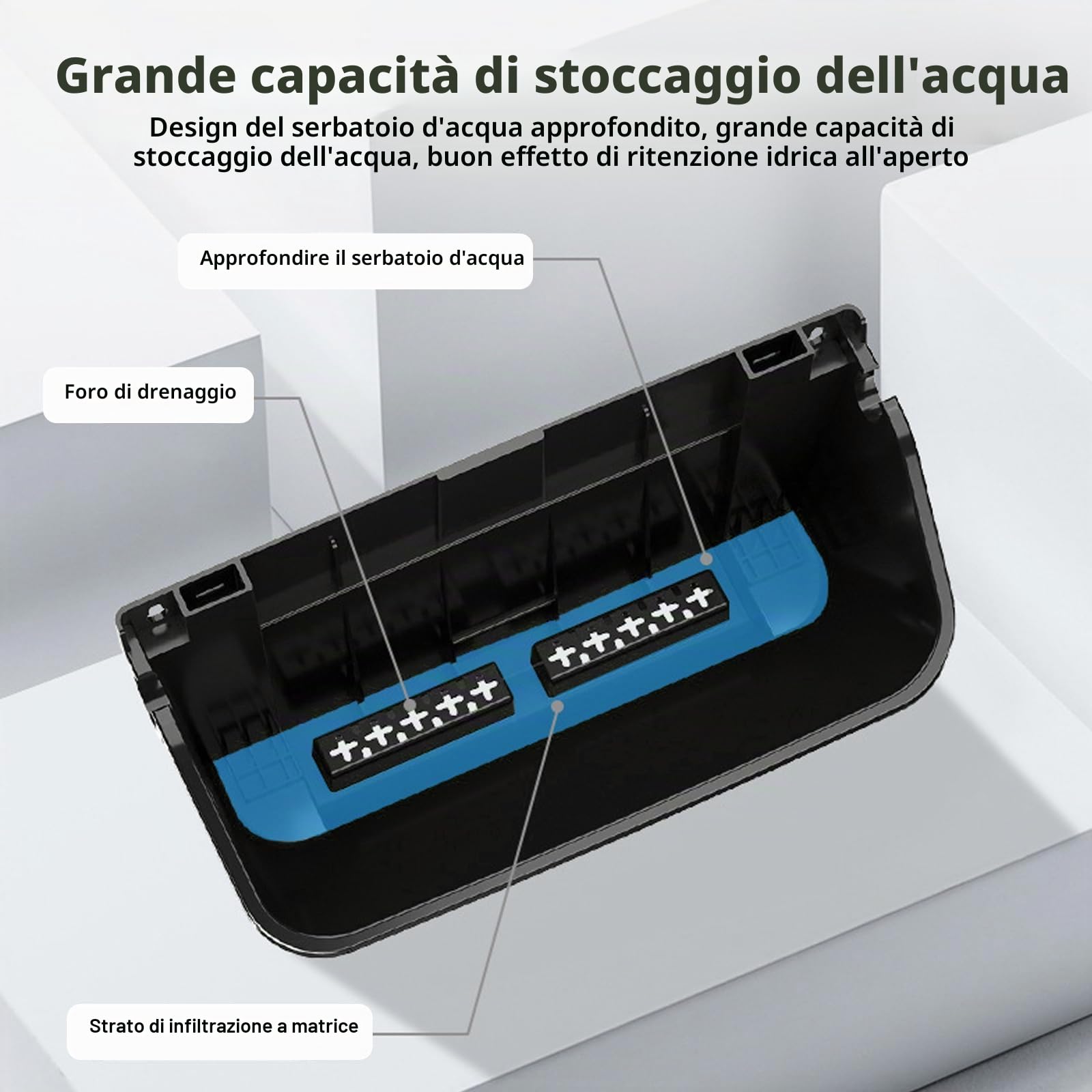 Vaso per Piante da Parete Autoirrigante, Sacchetti per Fioriere Sospese da Esterno con 18 Vasi, Parete Verde Verticale Vivente, Fioriera Tascabile Sospesa Supporto da Parete per Interni ed