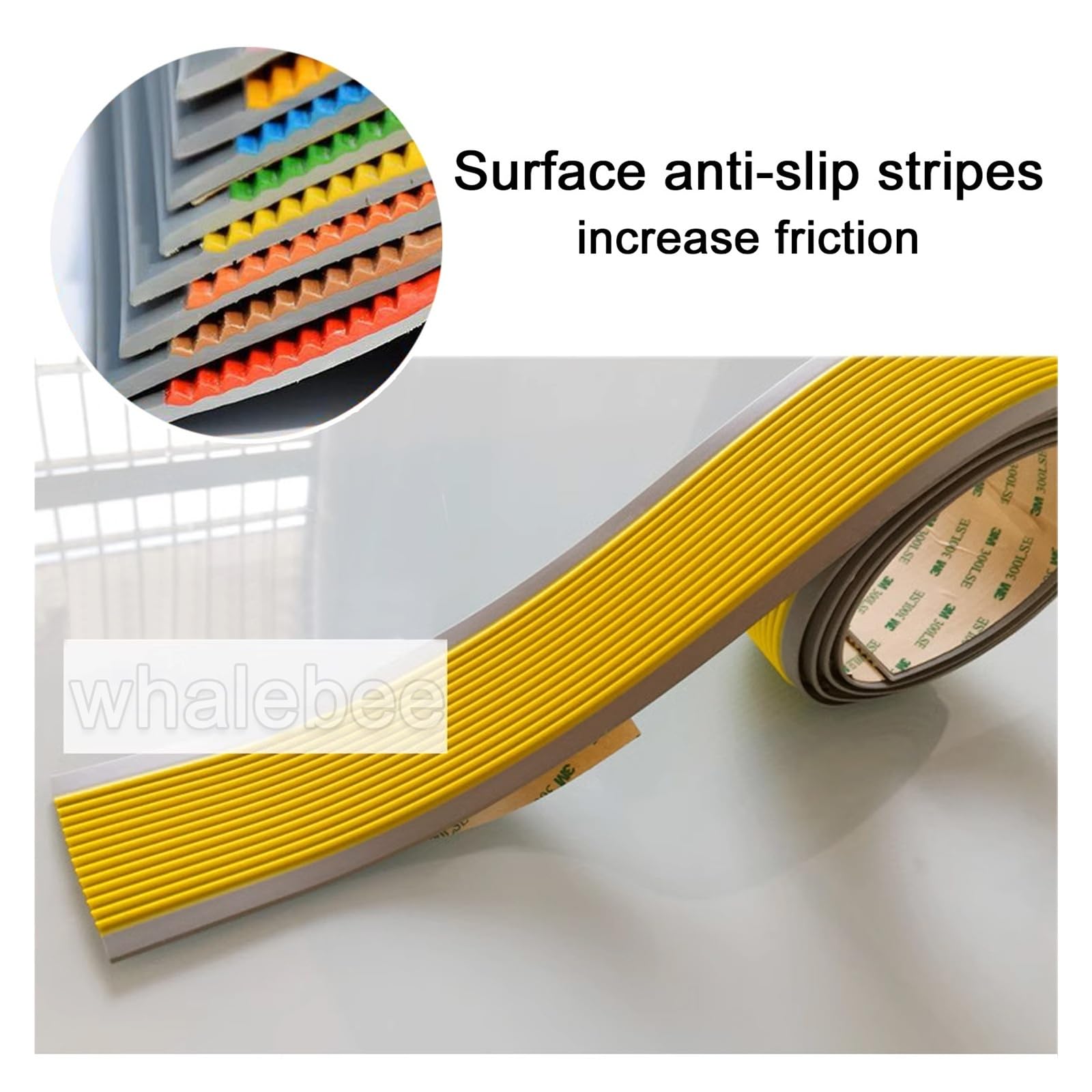 Strisce Adesive Antiscivolo, Strisce Per Gradini 5.0m/10m Autoadesivo
