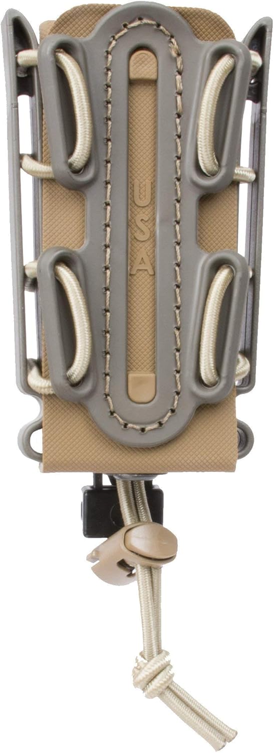 Soft Shell Scorpion -Tall- Pistol Mag Carrier with P1 molle/Stacking Clip