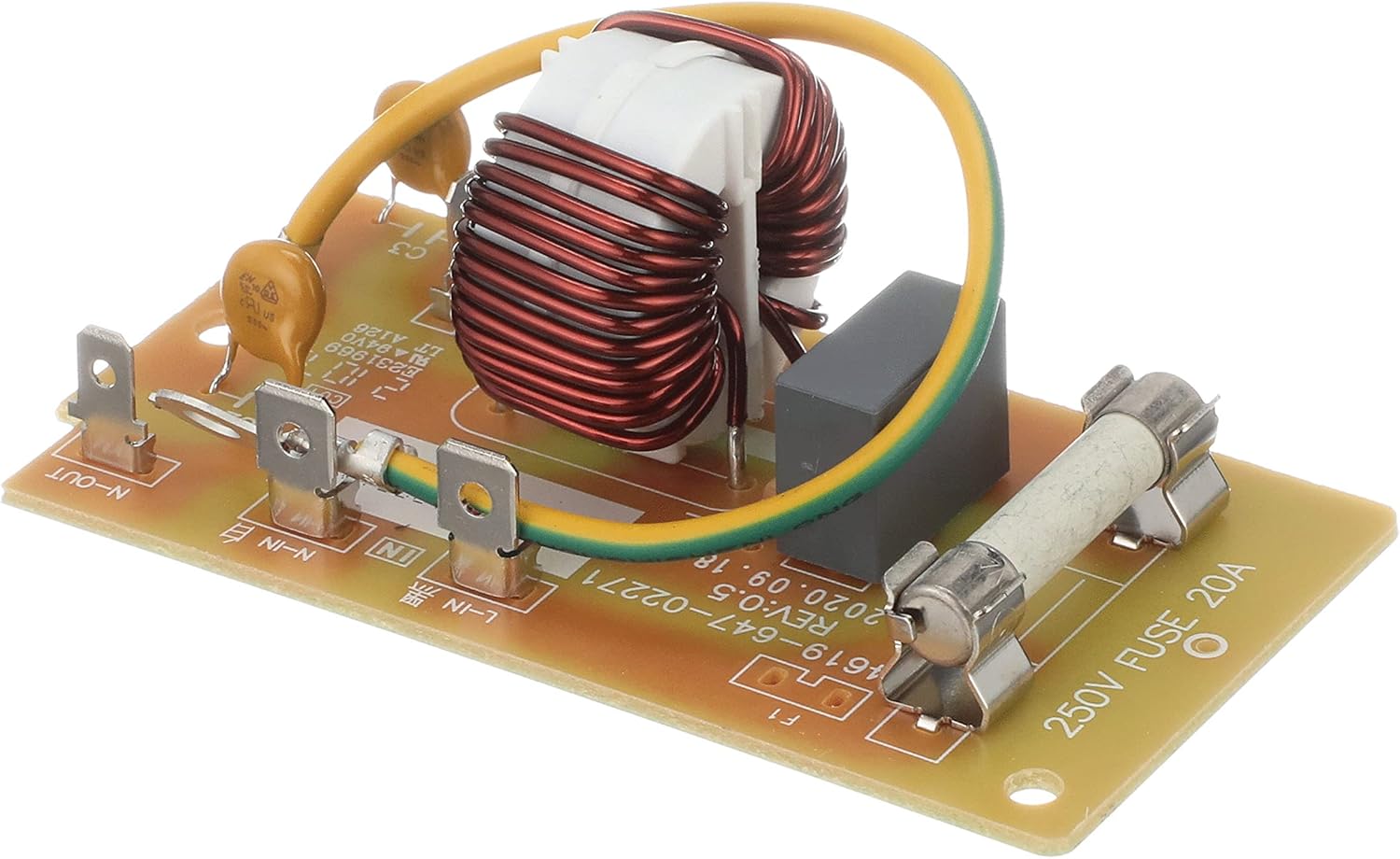 Replacement Part for Whirlpool Microwave WMH32519HW Series,Part 5 Whirlpool Microwave Vent Fan Motor of Air Flow Parts