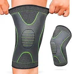 SHACK Joelheira De Compressão Para Articulação Dores Ortopédica Recuperação - ideal para corrida, academia, futebol, caminhada, cross training e volei