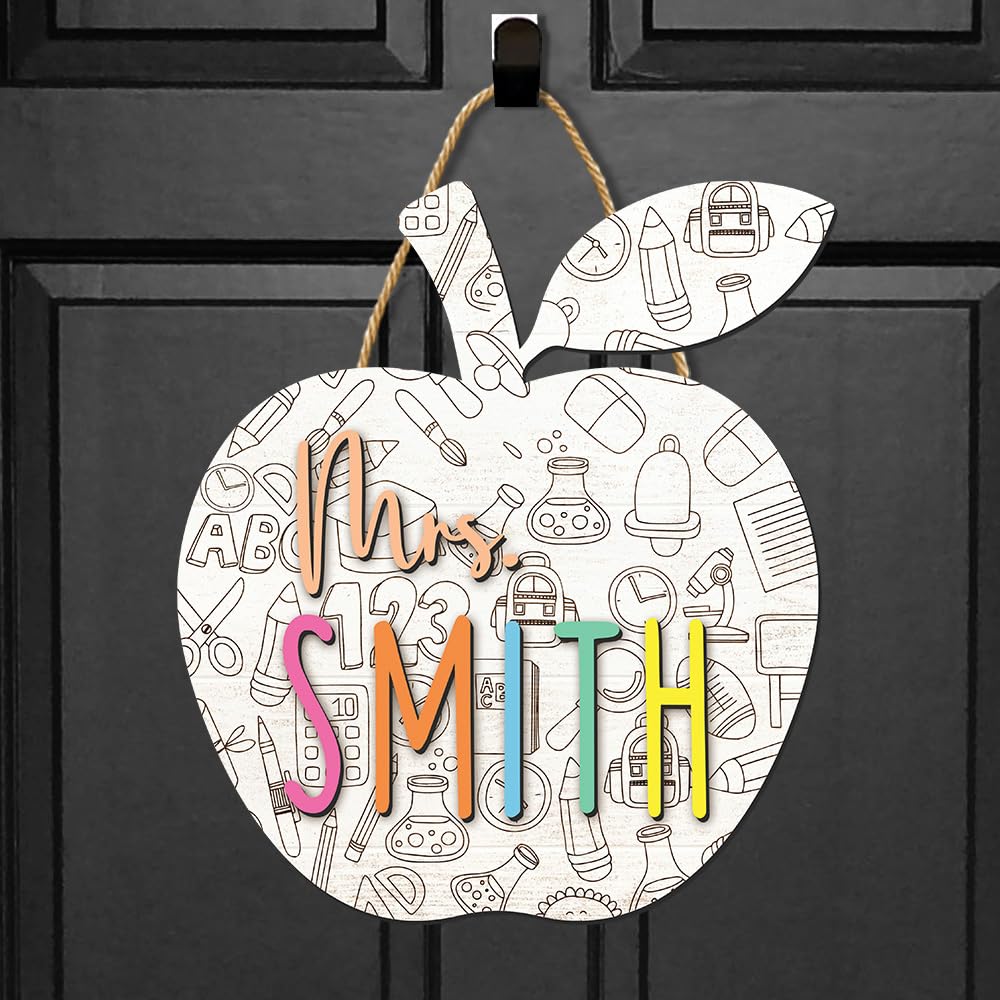 Amazon.com: Personalized Welcome Door Sign for Classroom - Custom ...