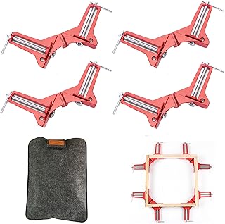 Right Angle Clamp, 90 Degrees Corner Clamp, Picture Frame Holder, Glass Holder, DIY Woodworking Hand Tools