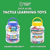Vista 6 de Educational Insights Alphabet BubbleBrix - Juguetes de aprendizaje ABC para niños pequeños, bloques de reconocimiento de letras preescolares