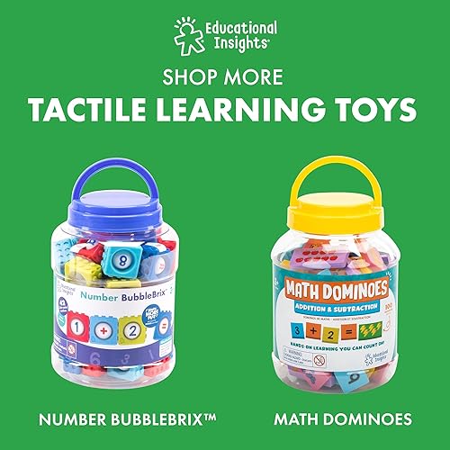Miniatura 6 de Educational Insights Alphabet BubbleBrix, Learn ABC, juguete de aprendizaje para la ansiedad, preescolar y jardín de infantes, niños y niñas a