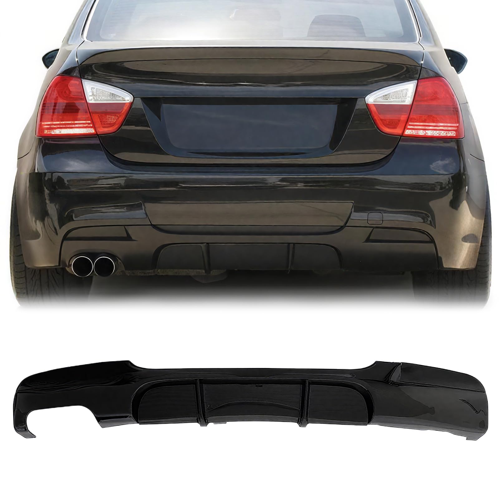 Amazon.co.jp: BDBO リアディフューザー 2005-2012 BMW 3 シリーズ E90 