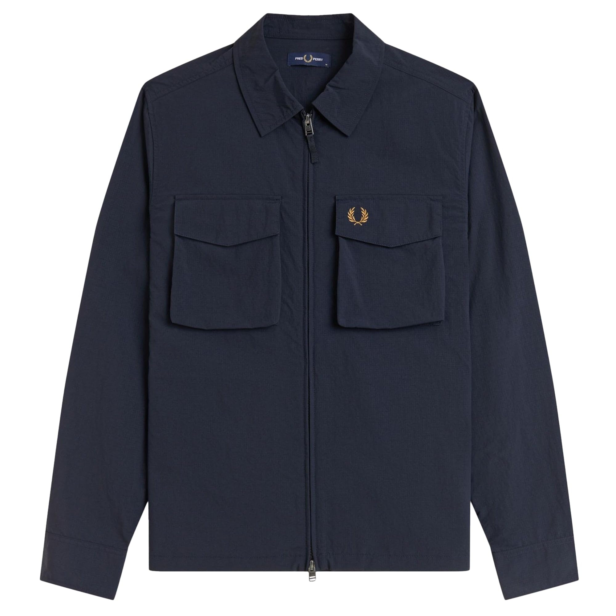 Fred Perry Ripstop Pocket Overshirt Navy