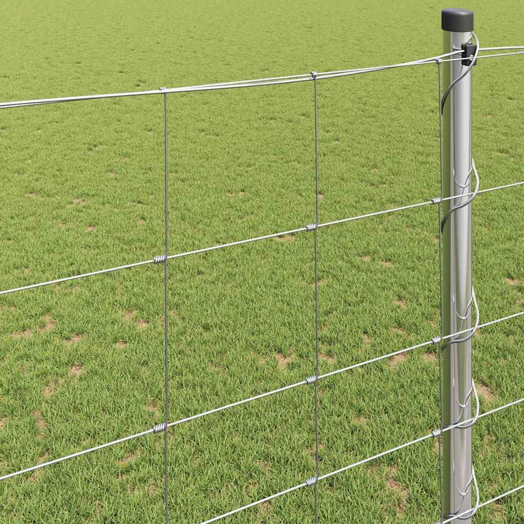 Valla de jardín galvanizada en caliente, 1000 x 140 cm, hierro resistente a la intemperie, valla de jardín, protección para terraza, balcón, parcela