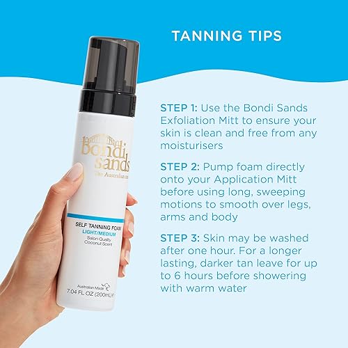Miniatura 17 de Bondi Sands Espuma autobronceadora + guante de aplicación Incluye espuma ligera sin sol + guante reutilizable para un acabado impecable