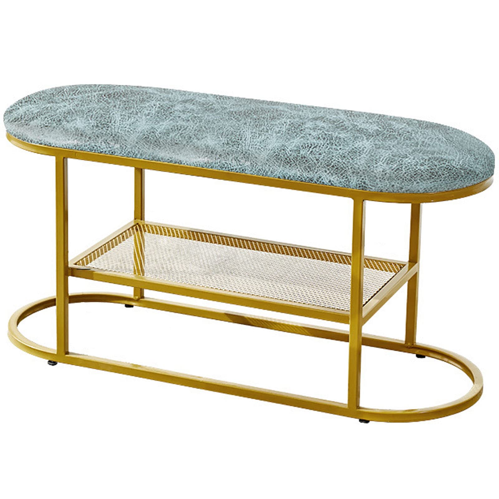 Banc long d'intérieur en tissu technique gris de haute qualité