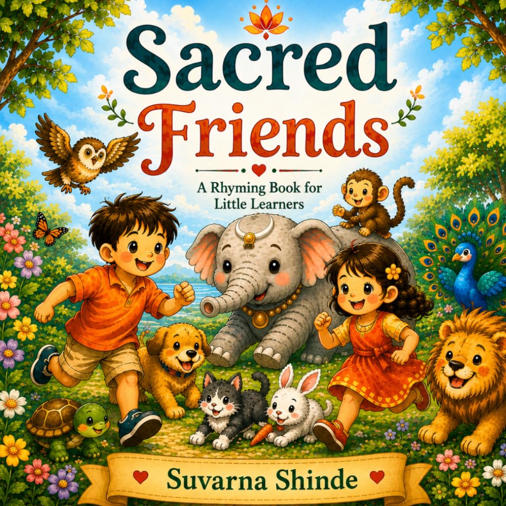 Sacred Friends : Animals in Hindu Stories: A Rhyming Book for Little Learners (Picture books for Kids From LilExplorerTodds)