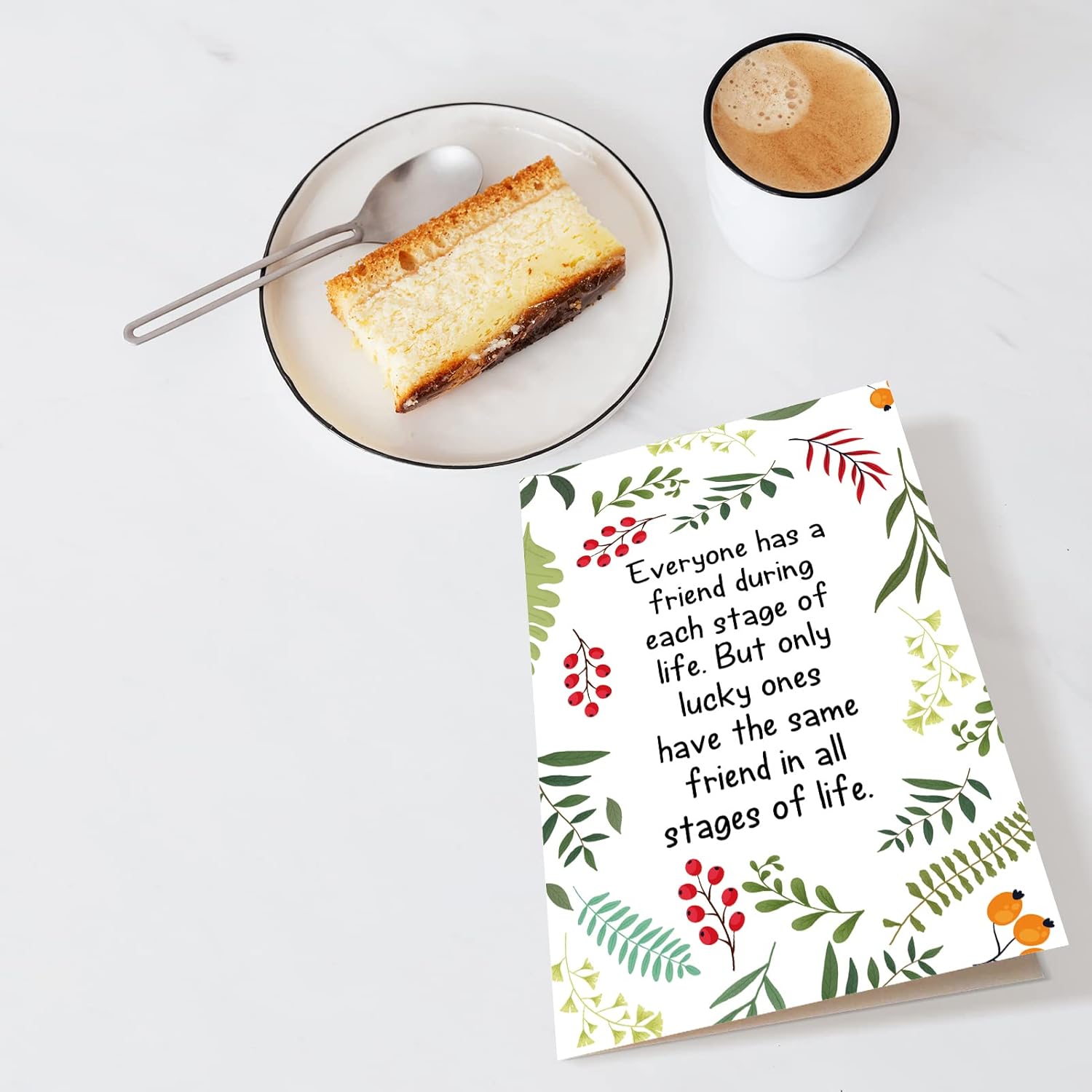 Best Friend Forever Card, Best Friend Birthday Card, Bday Card for BFF Bestie, Friendship Greeting Card, Have The Same Friend In All Stages Of Life - Image 4