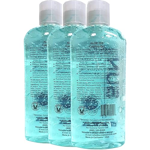 Miniatura 10 de Gel de Aloe Vera con mentol  Sun Labs Finalizing Gel 8 fl oz  Cuidado después del sol  Hidratante sobre la exposición al sol hidratante calmante