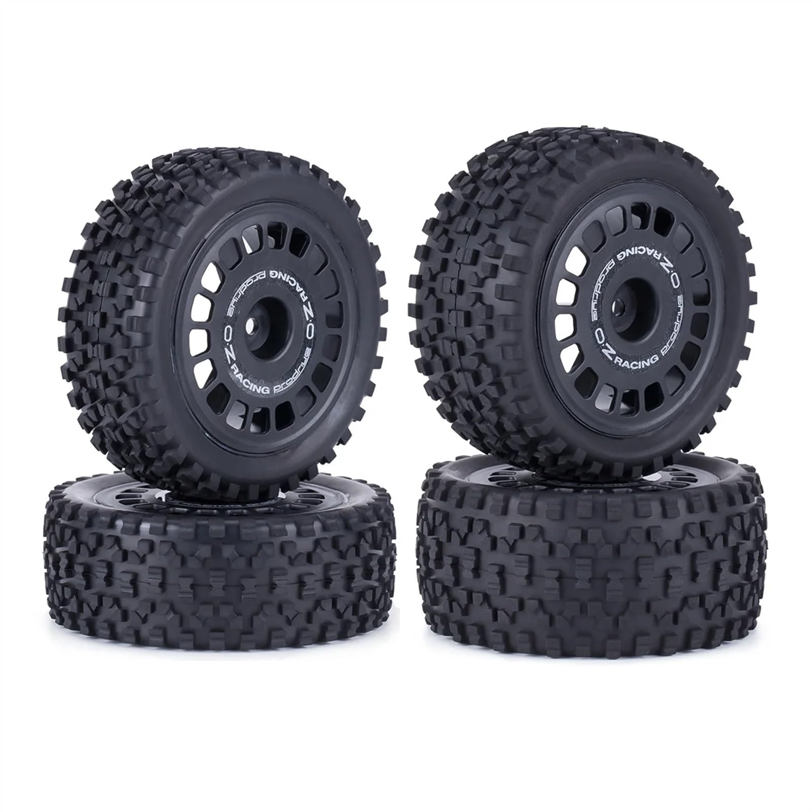 Roue De Route Collée 88mm pour Buggy RC 1/10 | 4 Pièces Jantes et Pneus de Course Rallye - 8