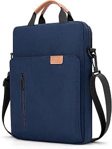 Laptop Sleeve Bag for 13-13.3 Inch MacBook Air/Pro 13 Inch iPad Pro/Air 12.9 Inch iPad Pro MacBook Neo A18, Waterproof Protective Lightweight Laptop Computer Tablet Cover Bag, Navy Blue