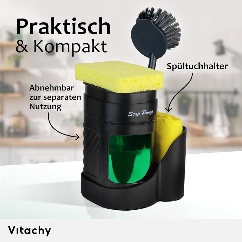 Seifenspender mit Ablage - Ansicht 1