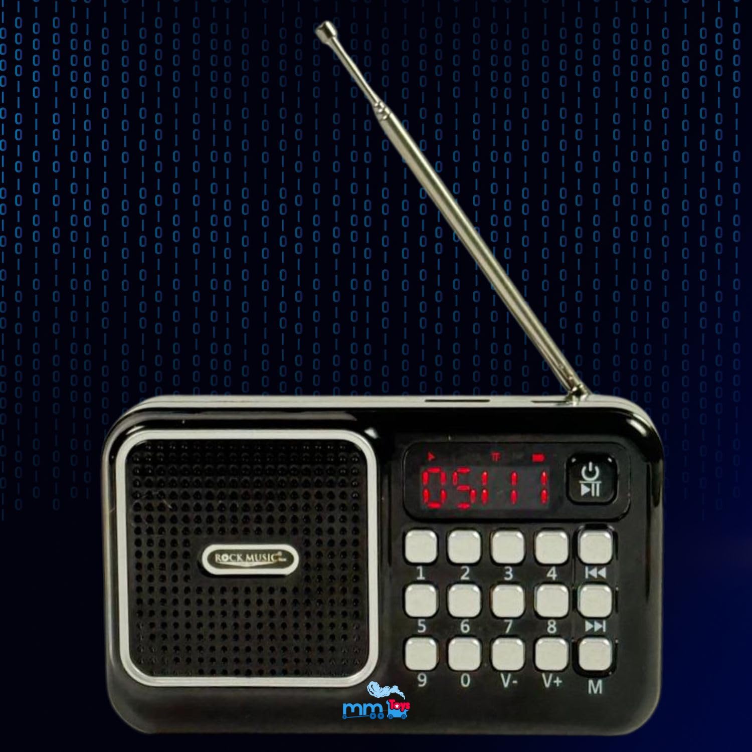 Gurbani Player Mini with Nitnem, Sukhmani Sahib, USB Support, Expandable Memory, Rechargeable Battery | Waheguru Simran Speaker Radio- Color As Per Stock