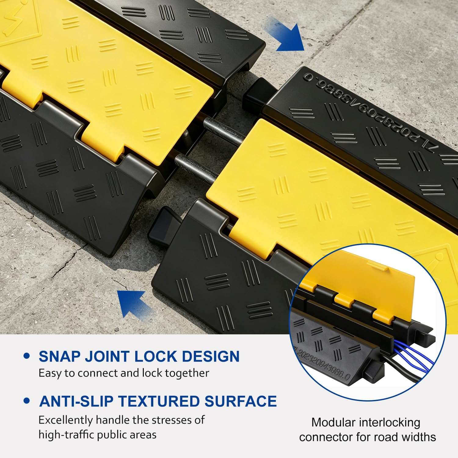 Rubber Cable Ramps - Protect Your Outdoor Cords -3