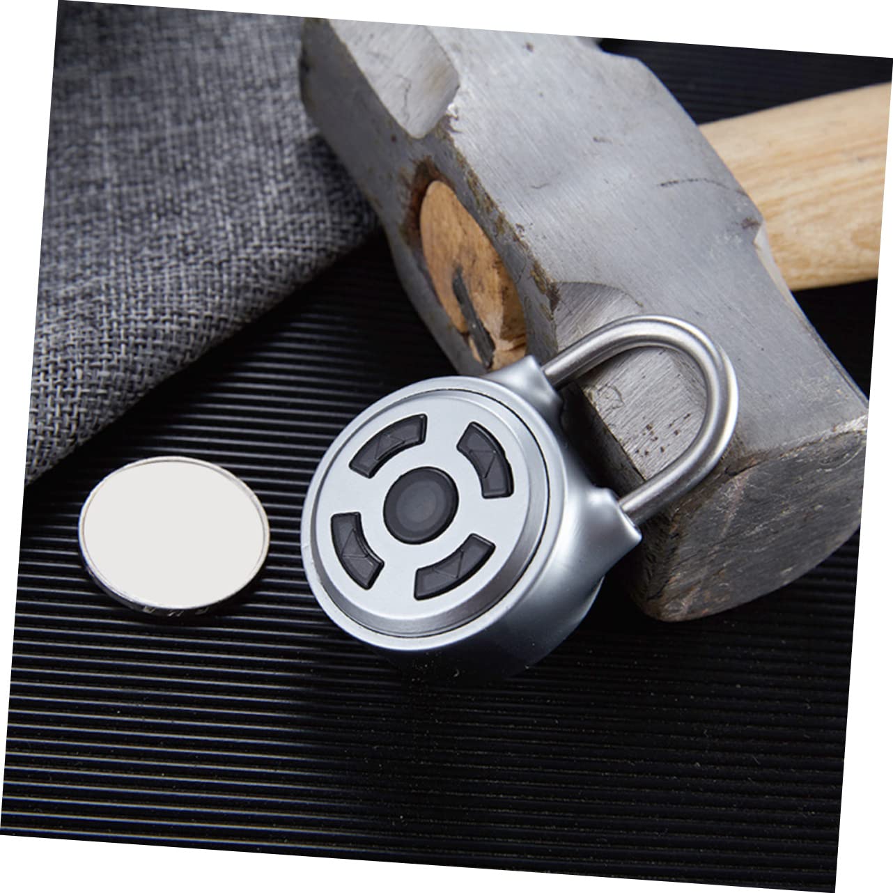 3 Pièces le mot de passe casier Cadenas bagage portable clé verrou porte serrures de valise serrures avec boutons verrouillage par mot de passe Acier inoxydable
