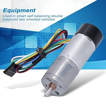 DC Geared Motor, Encoder Metal Gearmotor, Gear Motor with Encoder Speed Measuring, Electric Speed Motor for Smart Home Appliances, Robots (DC12V 12RPM), ANKROYU08hg7nqxop-20