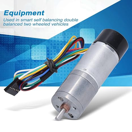 DC Geared Motor, Encoder Metal Gearmotor, Gear Motor with Encoder Speed Measuring, Electric Speed Motor for Smart Home Appliances, Robots (DC12V 12RPM), ANKROYU08hg7nqxop-20