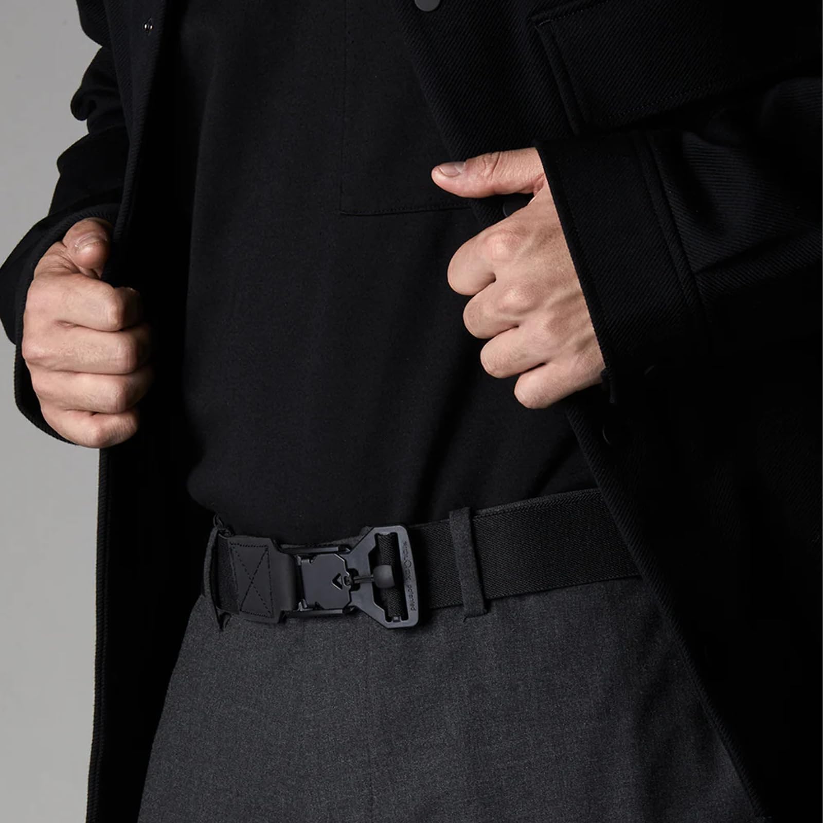 ALPAKA Stealth Belt – Taktischer Gürtel mit Magnetverschluss | Schnellverschluss, dehnbares Nylon, verstellbar & lochlos, für Einsatz, Arbeit & Wandern, EDC