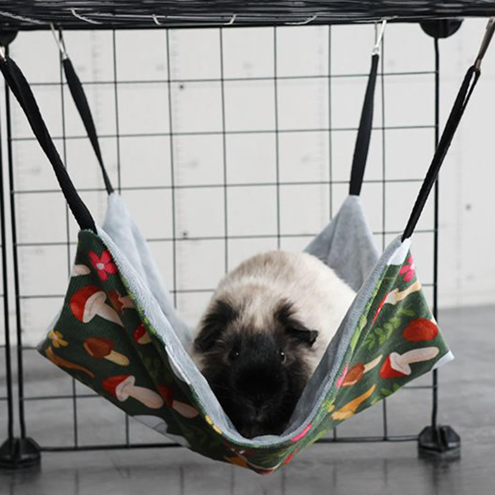 Générique Hängematte für Hamster – 4 Stück Hängematte Tunnel luftdurchlässig für Frettchen | Abnehmbares Haus für Nagetiere und Frettchen