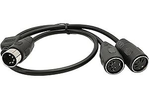 SinLoon DIN MIDI Splitter Y Adapter MIDI Cable