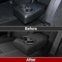 Vista 3 de Calcomanías de cubierta para portavasos trasero de coche para Dodge Challenger 2015 2016 2017 2018 2019 2020 2021 2022 2023 Accesorios pegatinas