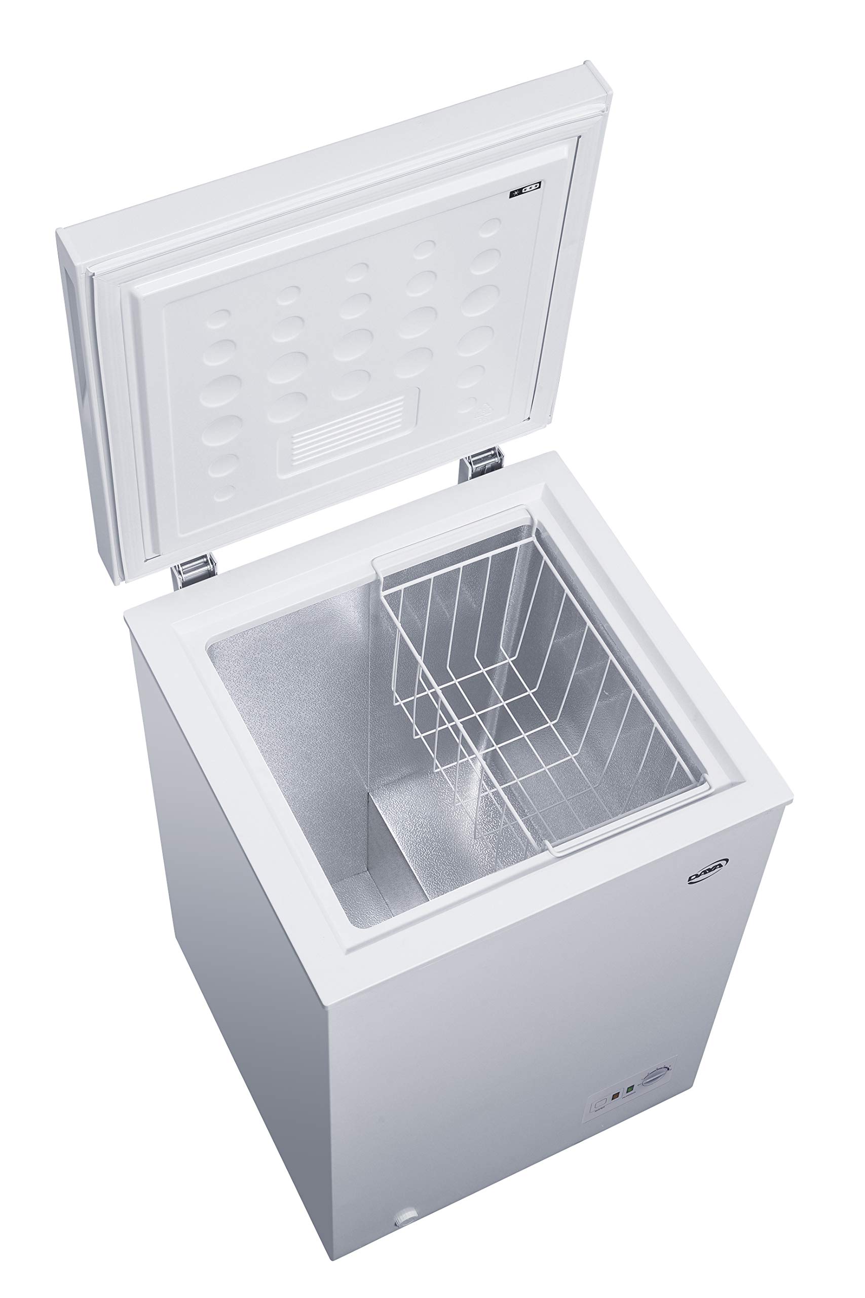 Daya Congelatore Orizzontale DCP100SH4WE0, 98 Litri, Classe E, Super Freezing, Winter Security, Silenzioso 40 DB(A), Autonomia Senza Corrente 13 Ore