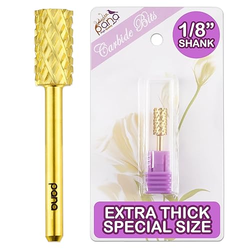 PANA Broca de uñas de gel duro o acrílico de eliminación rápida para manicura, pedicura, salón de manicura y pedicura, profesional o principiante