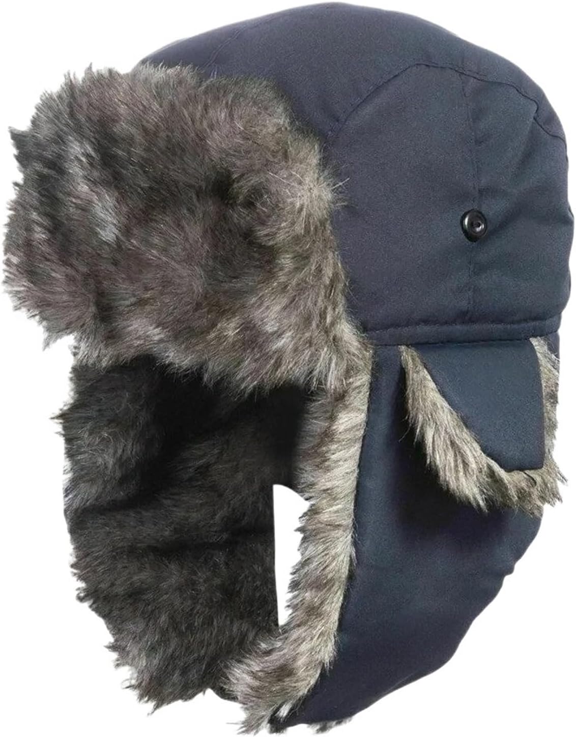 Men's Winter Trapper Aviator Hat, Waterproof Ski Cap with Ear Flaps & Soft Lining for Cold Weather Outdoor Use