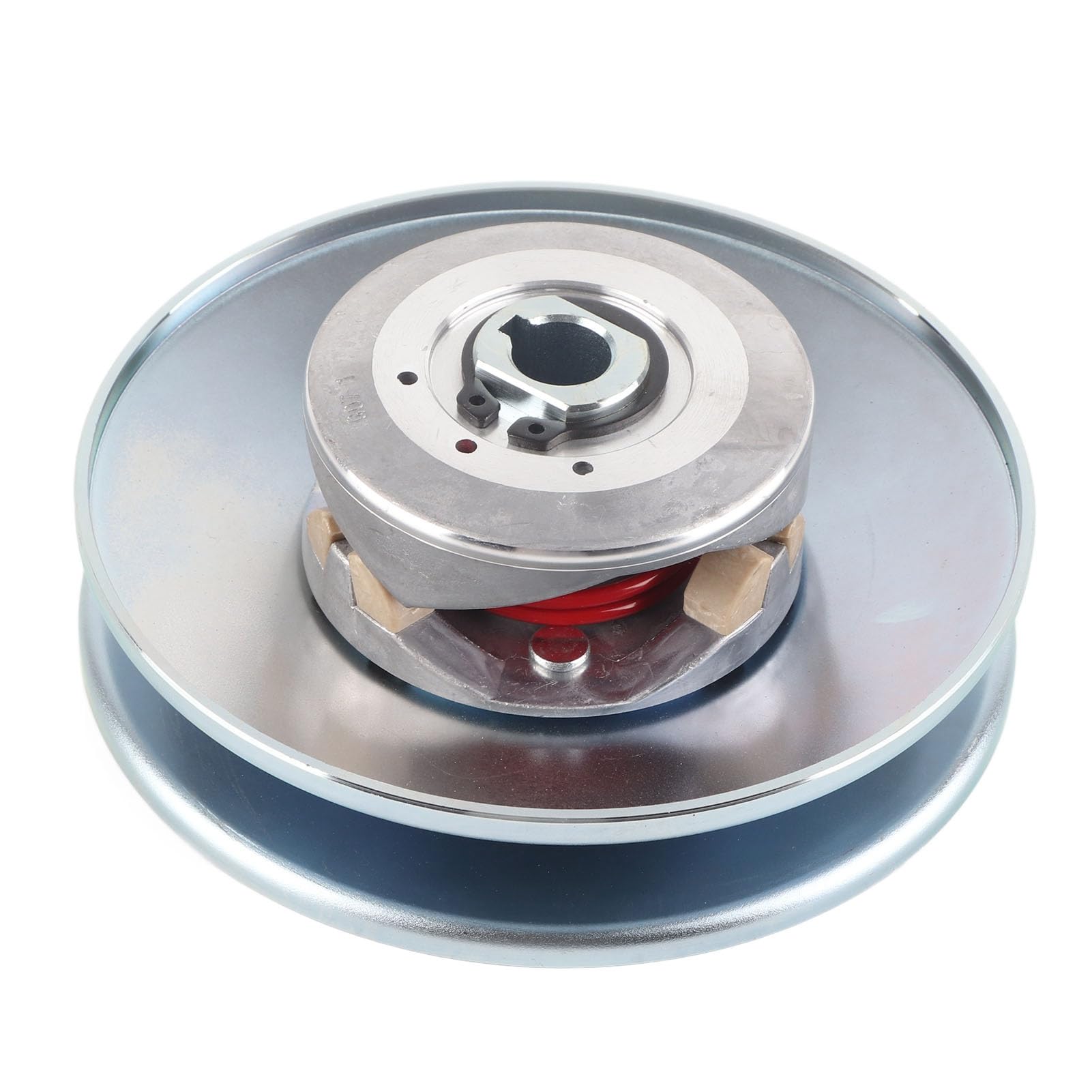 Puleggia in Ferro Durevole con Frizione Condotta con Convertitore di Coppia Serie 30 per Motori da 8-18 CV Go Kart ATV Foro da 3/4 Pollici