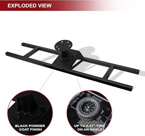 Miniatura 5 de ARMORDILLO 8710838 CR1 - Portaneumáticos para camiones de tamaño completo de 1/2 tonelada, F-150/07-23 Silverado 1500/07-23 Sierra 1500/07-23 Sierra