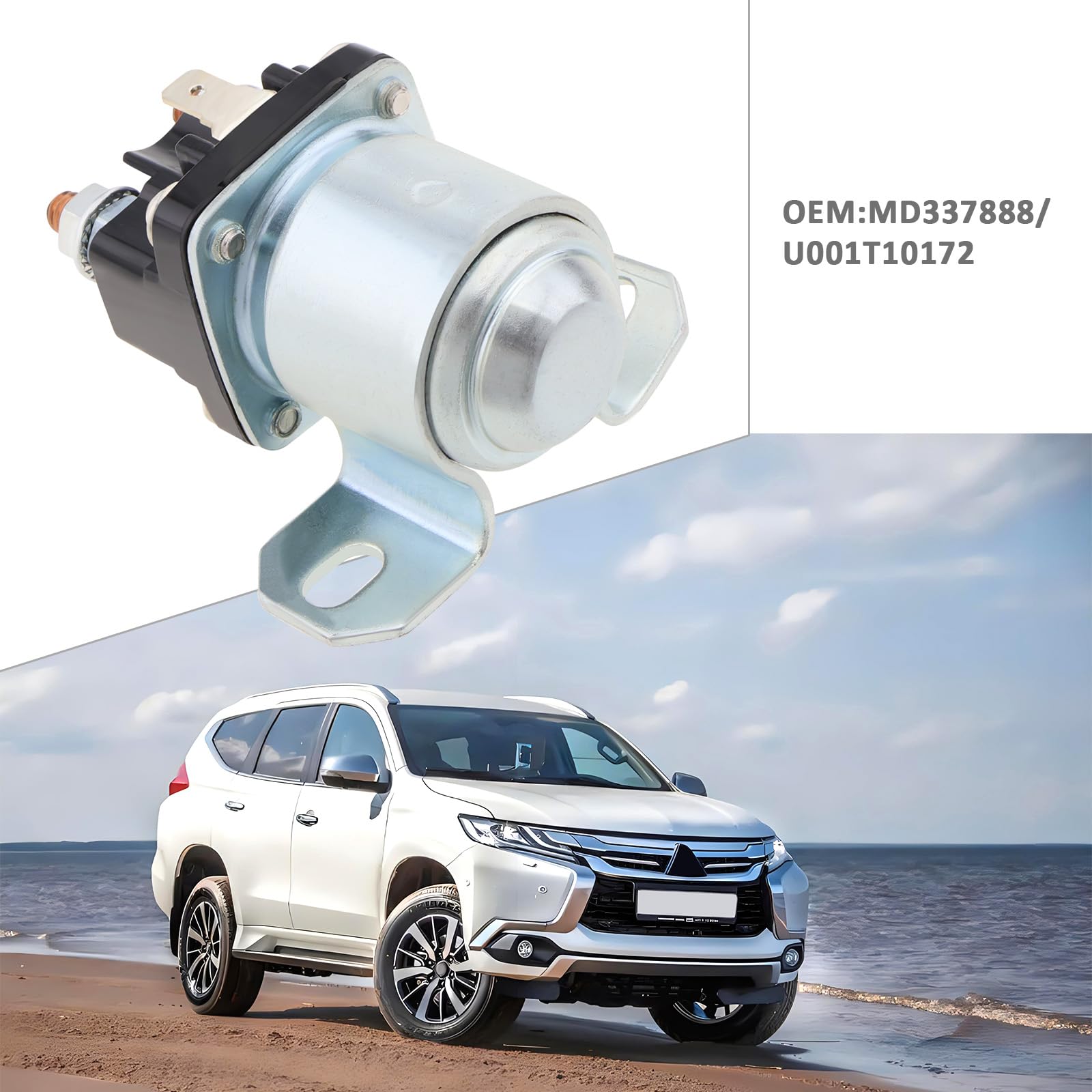 OTOTEC 1PC 12V Relè per candela di accensione diesel compatibile con Mitsubishi Shogun Pajero L200 L300 L400 L400, Numero OEM: MD337888, MD304900, MD326067, ME200211