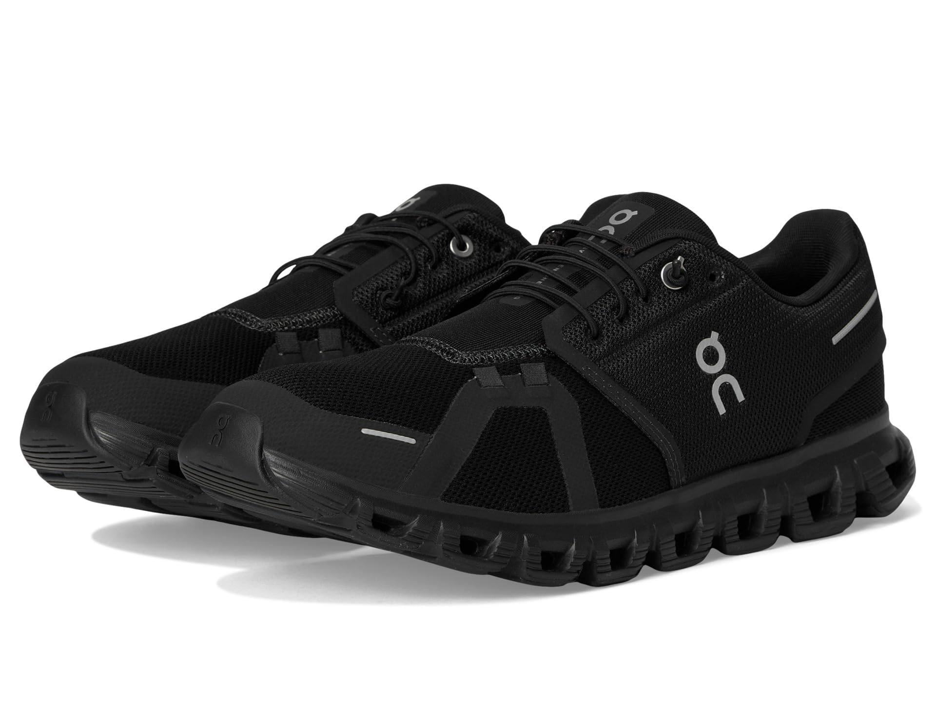 On Cloud 6 Herren-Sneaker, Schwarz/Schwarz, 12.5 Wide
