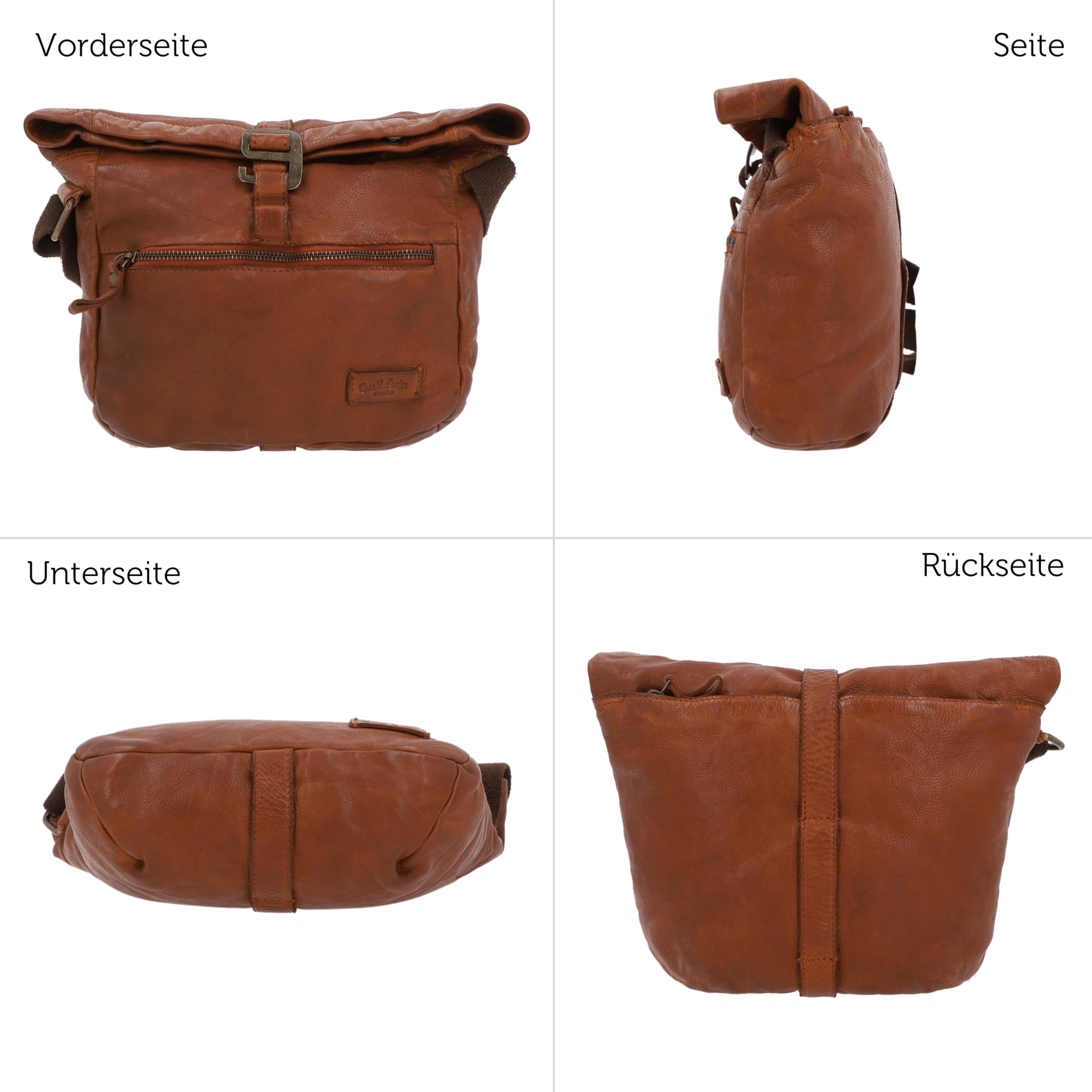 Gusti Umhängetasche Leder - Auna Handtasche Umhängetasche Schultertasche Leder