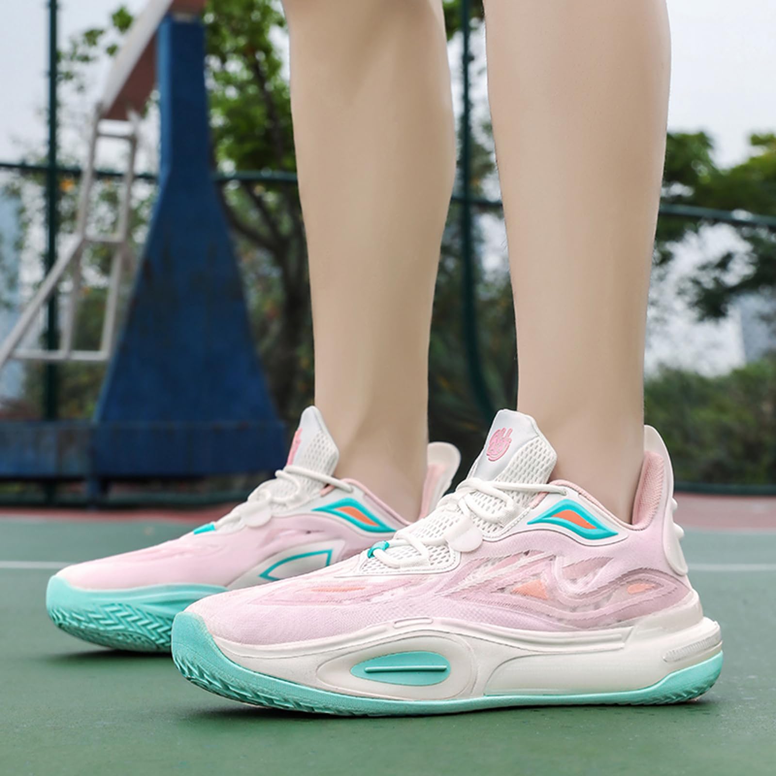 Zapatillas de baloncesto acolchadas mujer cómodas correr caminar