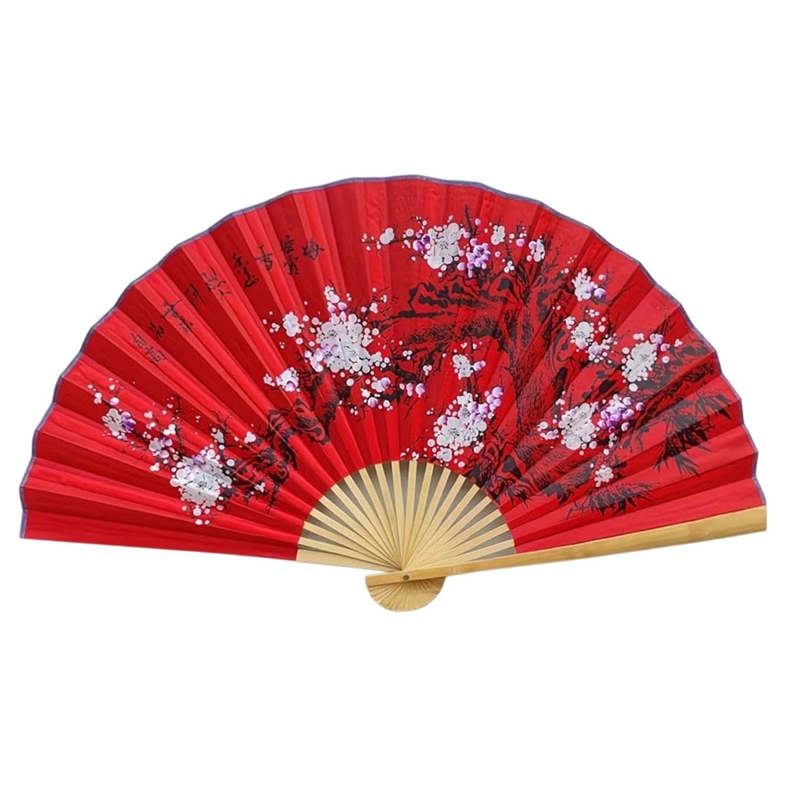 Style chinois vintage pour ce ventilateur mural géant pliable haut de gamme
