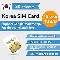 Vista 9 de Tarjeta SIM de Corea 14 días 1 GB/día - Activación fácil y soporte de Whatsapp 24/7 - para teléfonos inteligentes desbloqueados - Utiliza Google