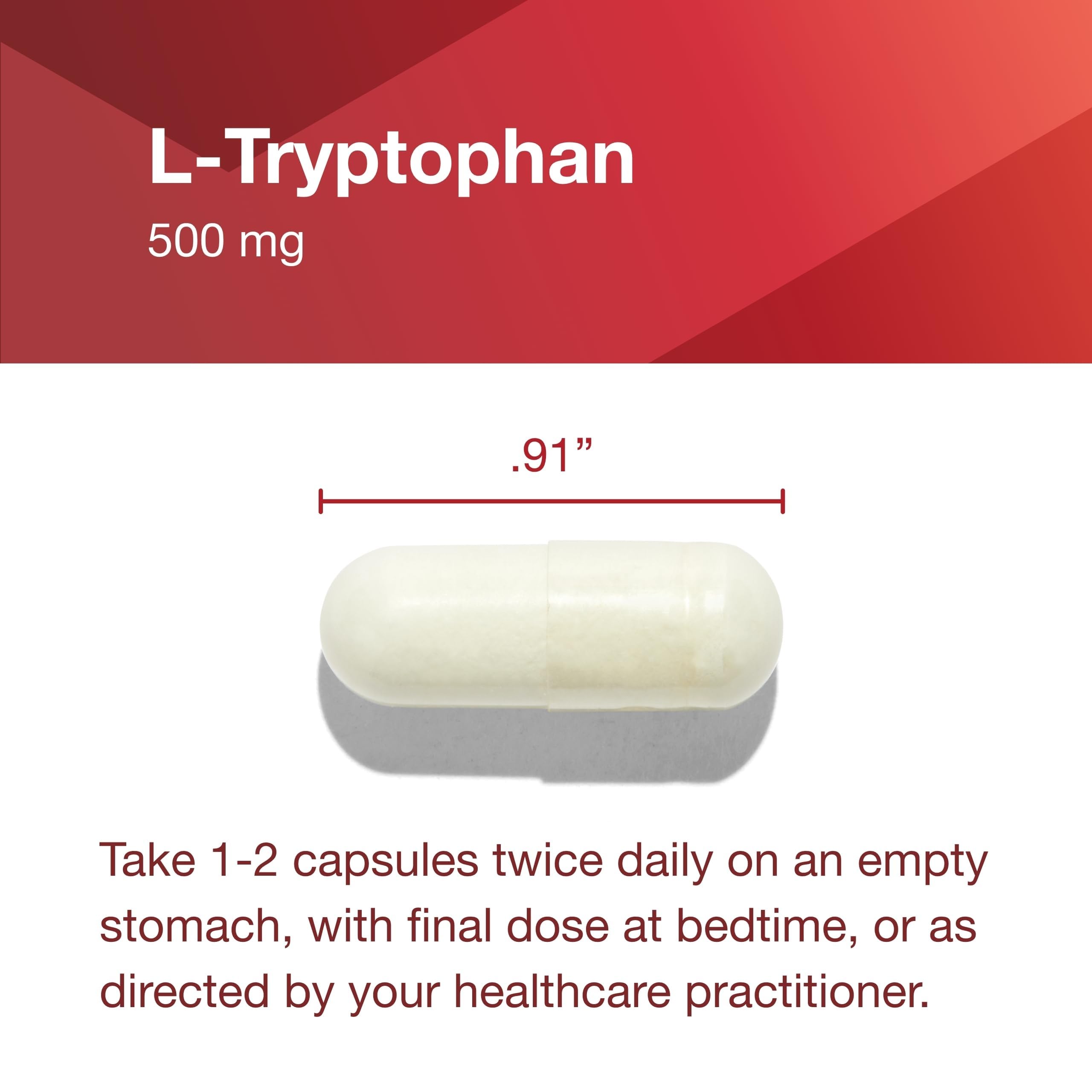 PROTOCOL FOR LIFE BALANCE L-Tryptophan 500mg, Stress Relief*, 60 Veg Caps — Amazon image 7