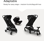 Bugaboo Butterfly 2 Poussette de voyage, Pliage ultra-compact en une seconde, Légère et adaptée aux avions (Noir Héritage)
