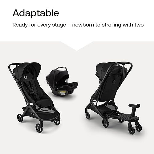 Miniatura 6 de Bugaboo Butterfly 2 - Cochecito de viaje, ultra compacto plegable en un segundo, ligero y apto para aviones (negro) Negro -,Azul,gris topo,Rosa