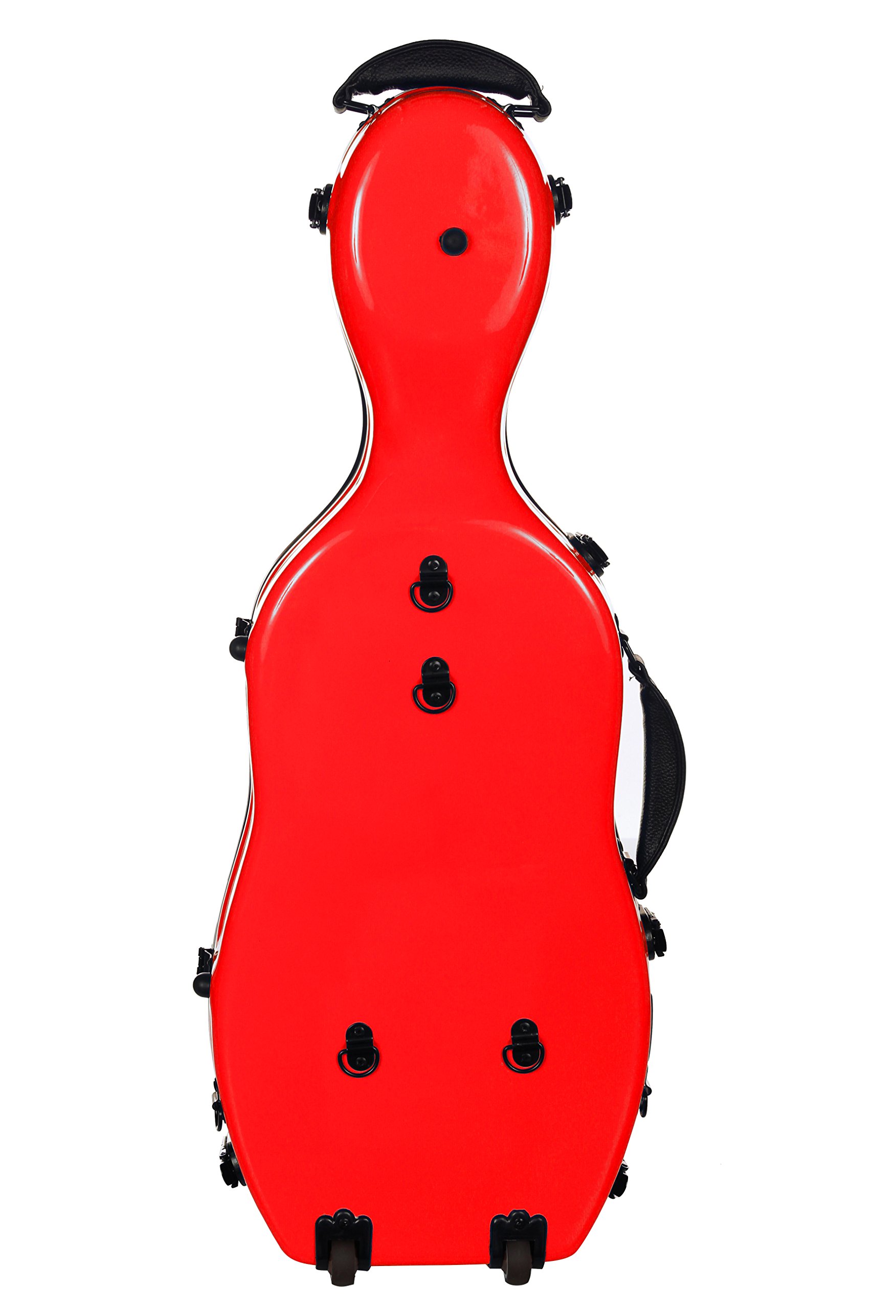 M-Case Custodia per Viola Fiberglass 38-43 Ultra Light rosso borsa musicale