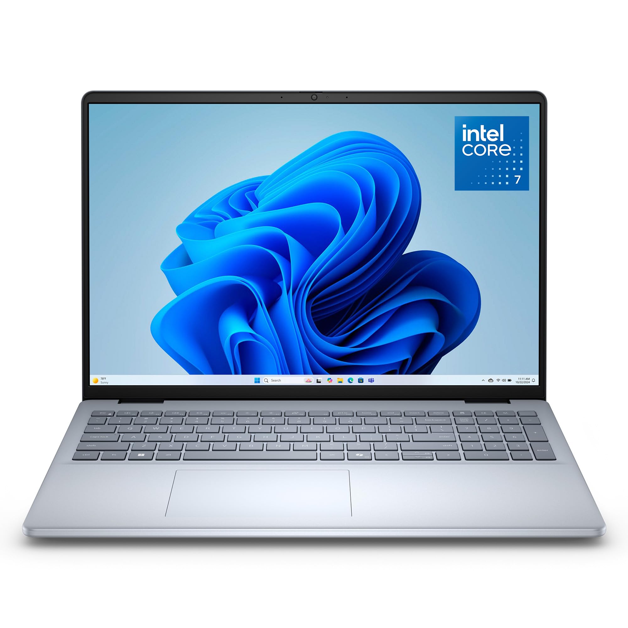 16 Laptop DC16251-16.0-inch 16:10 2K Touchscreen Display, Intel Core 7 150U Processor, 16GB DDR5 RAM, 1TB SSD, Intel Graphics, Windows 11 Home, 1 Year Basic Onsite Service, Cloud Blue