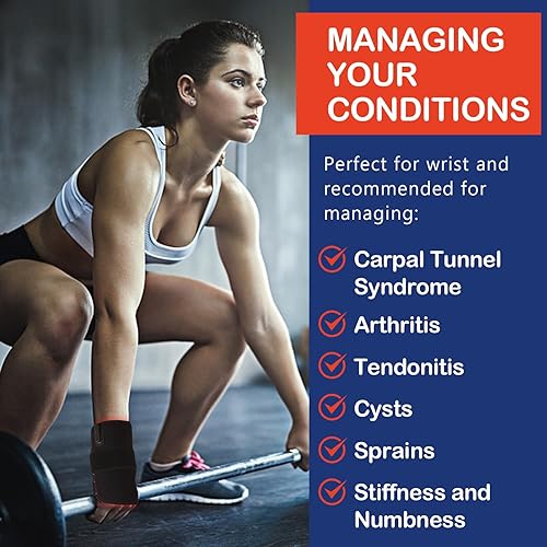 Miniatura 3 de JOBYNA Dispositivo de luz infrarroja y luz roja, luz roja portátil de 660 nm y muñeca de luz infrarroja cercana de 850 nm, ajuste de tiempo de 5-30
